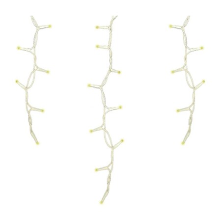 Articulos Para El Hogar 135L Christmas Compact Icicle Light Set, Warm White AR3253310